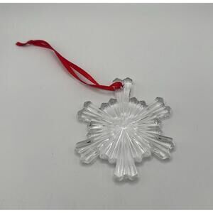 Royal Brierley Winter Star Holiday Ornament, Radiant Star, Lead Crystal